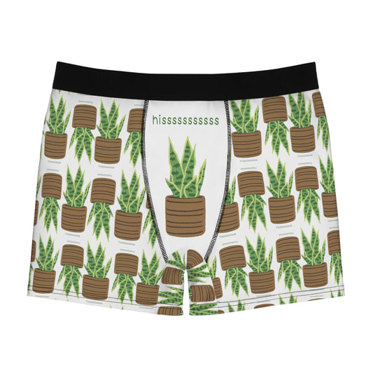 Hissssss Snake Plant Men's Boxer Briefs