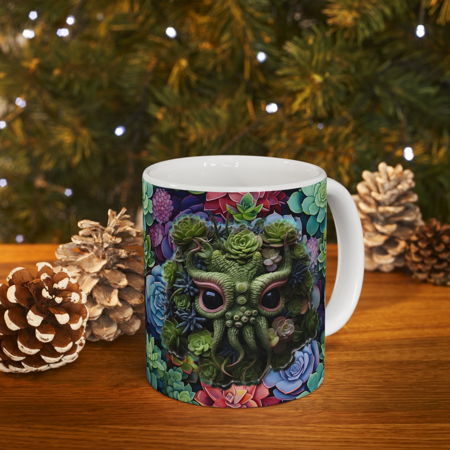 Adaline the Octopus Succulent Creatures Ceramic Mug 11oz