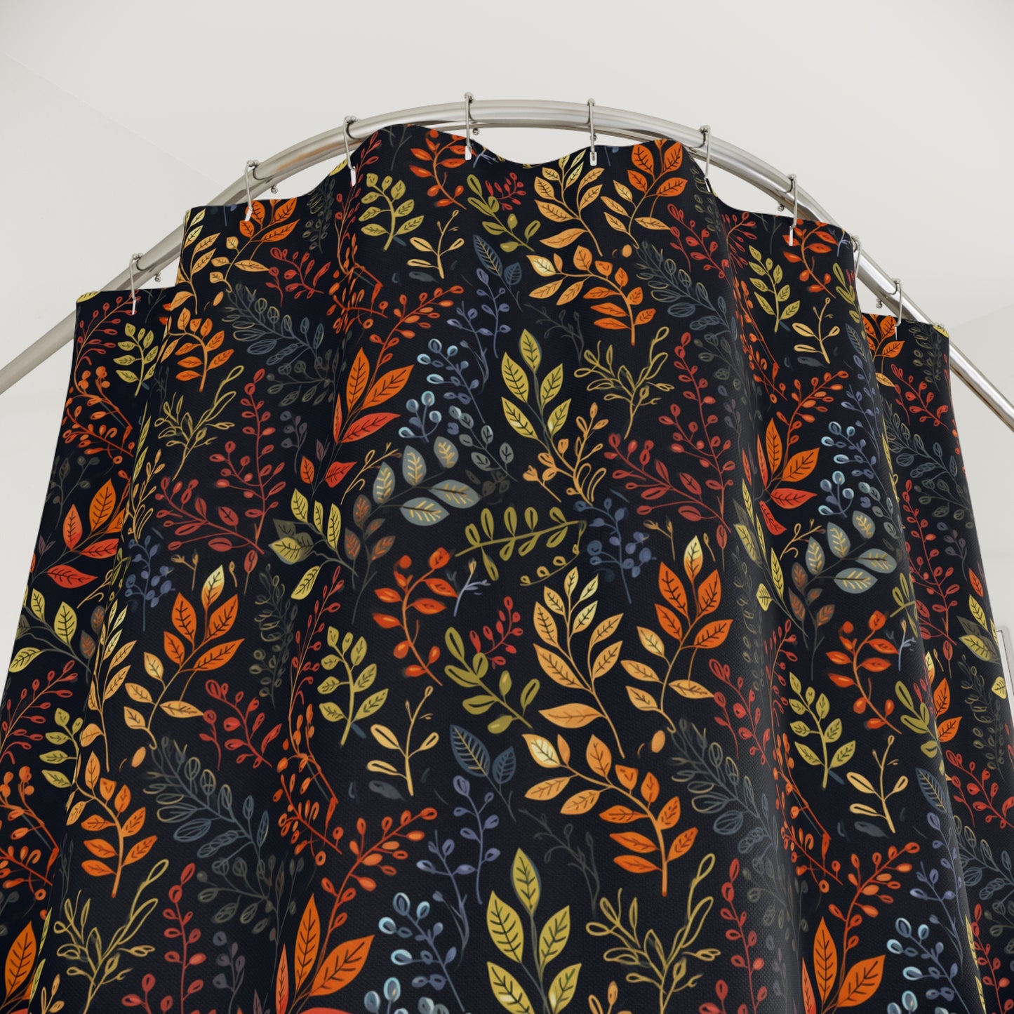 Autumn Leaves Polyester Shower Curtain