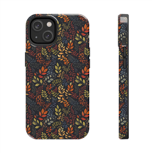 Autumn Leaves Halloween Thanksgiving Autumn Tough Phone Case