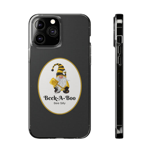 Beek-A-Boo Bee Silly Soft Phone Case Floral Phone Case Goth Phone Case Garden Gnome Grandma's Garden Funny Cute