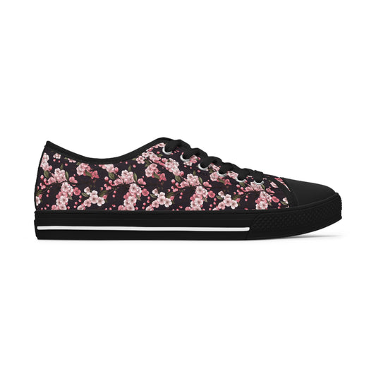 Cherry Blossom Women's Low Top Sneakers