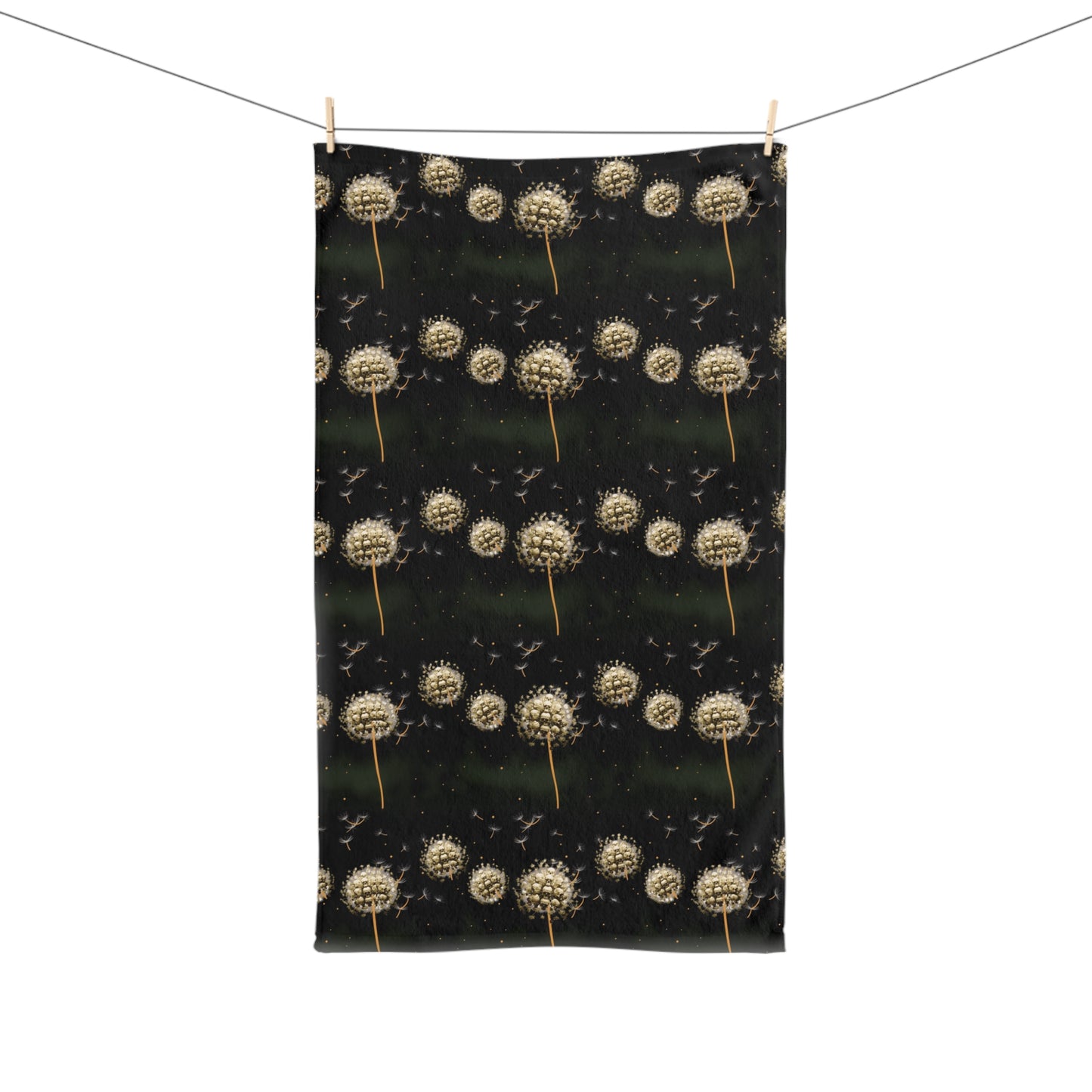 Dandelion Skull Hand Towel