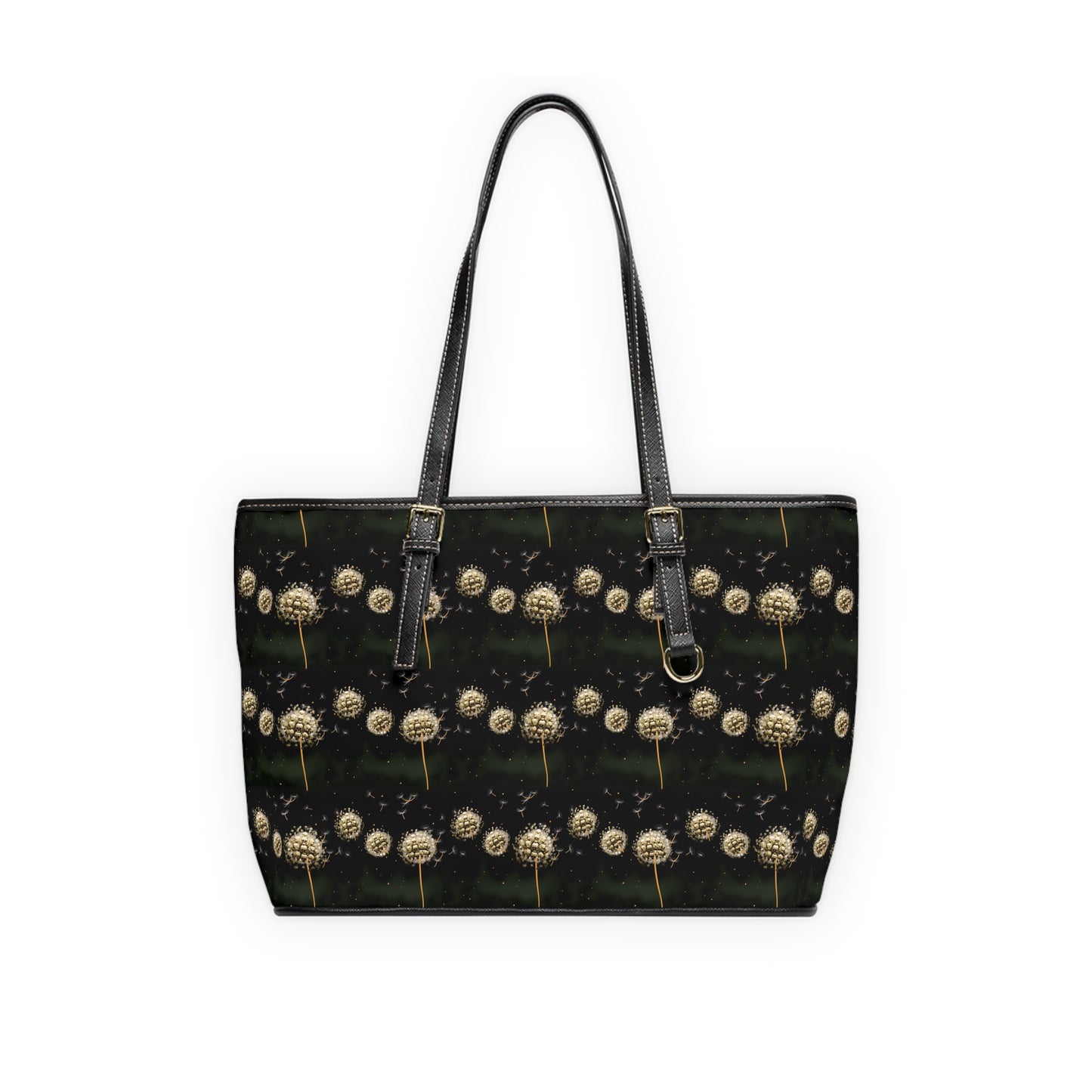 Dandelion Skulls PU Leather Shoulder Bag