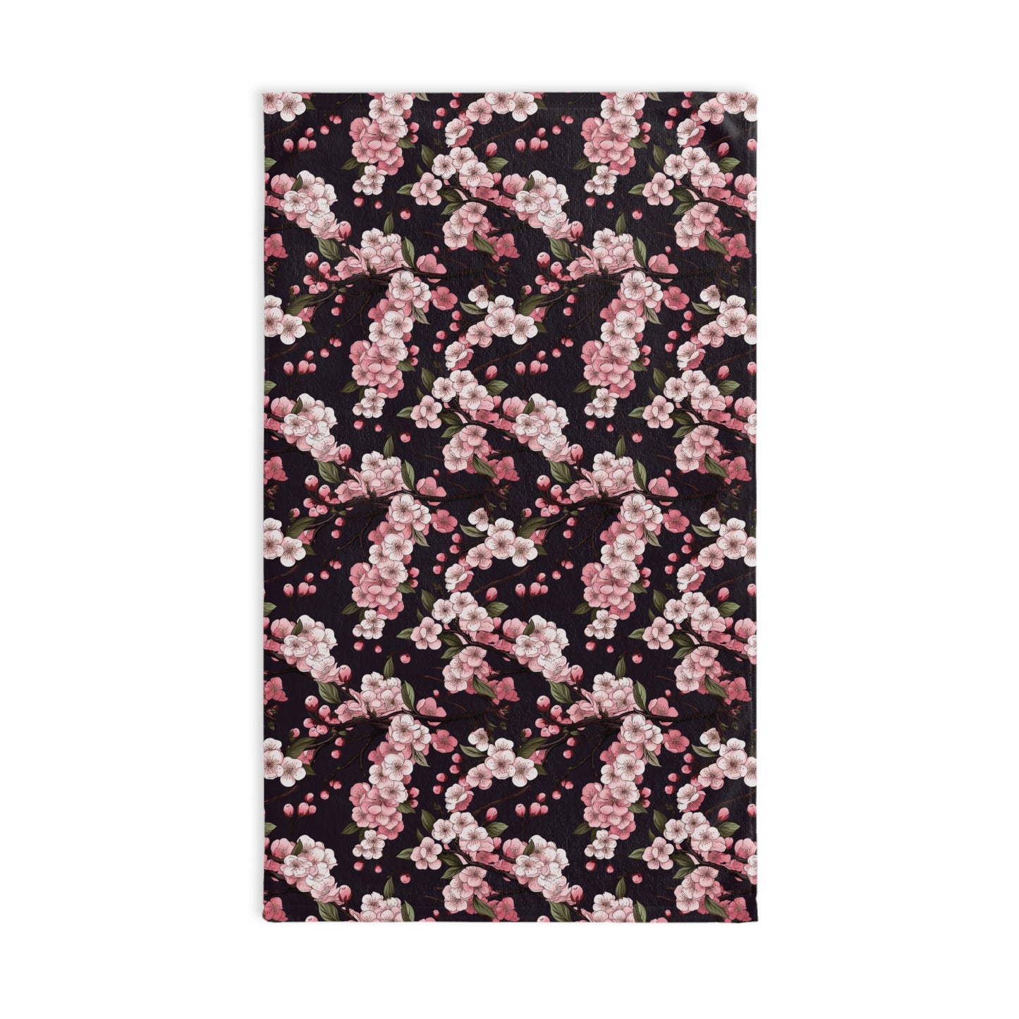 Pink Cherry Blossoms Hand Towel