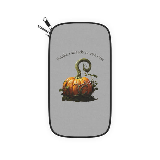 Cinderella Pumpkin "Thanks, I Already Have a Ride" Passport Wallet