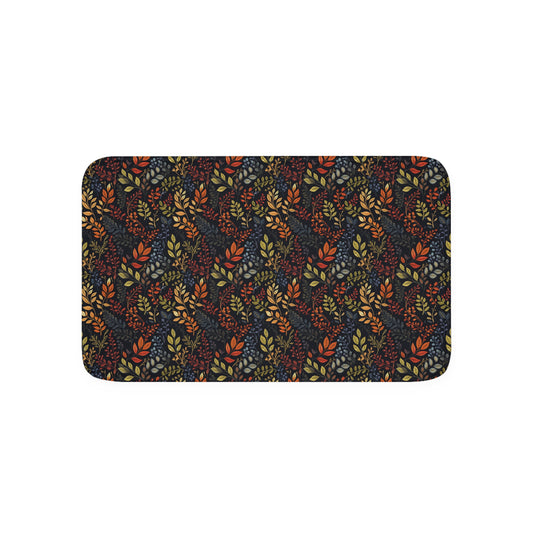 Autumn Leaves Memory Foam Bath Mat