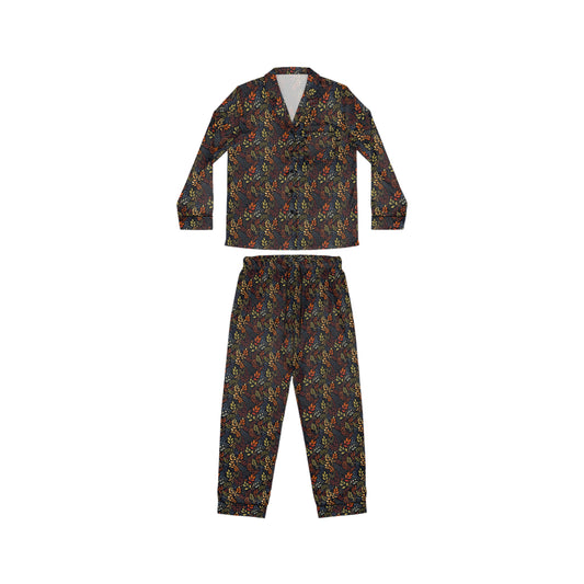 Autumn Leaves Women's Satin Pajamas