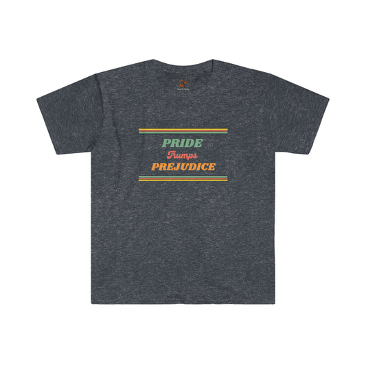 Pride Trumps Prejudice Unisex Softstyle T Shirt