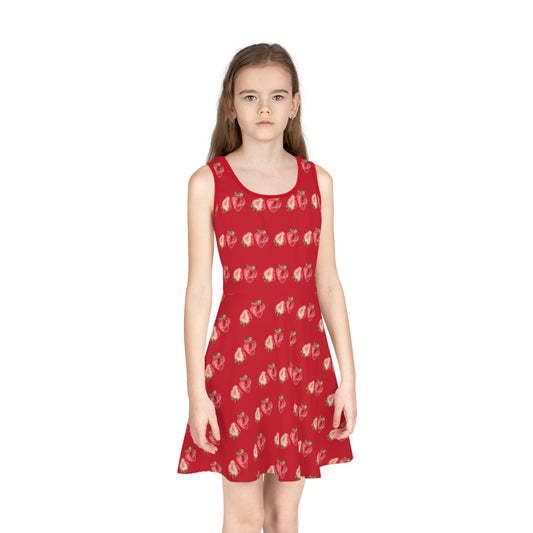 Strawberry Girls' Sleeveless Sundress