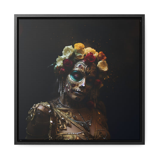 La Muerta Digital Art Series: Dreamer, Gallery Canvas Wraps, Square Frame