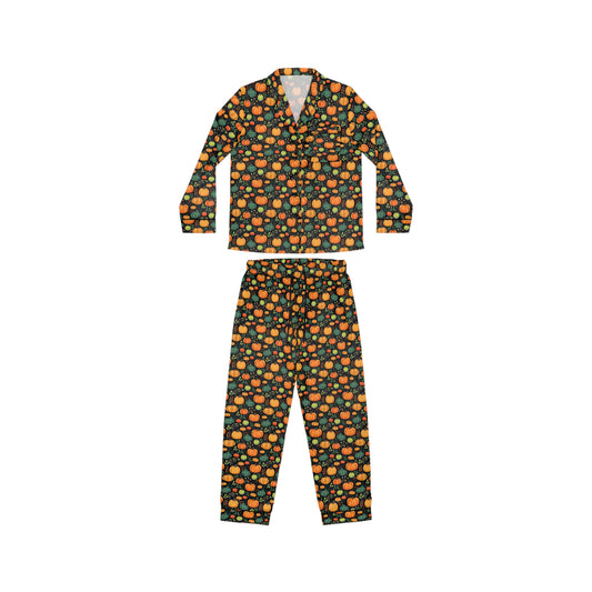 Pumpkin Women's Satin Pajamas