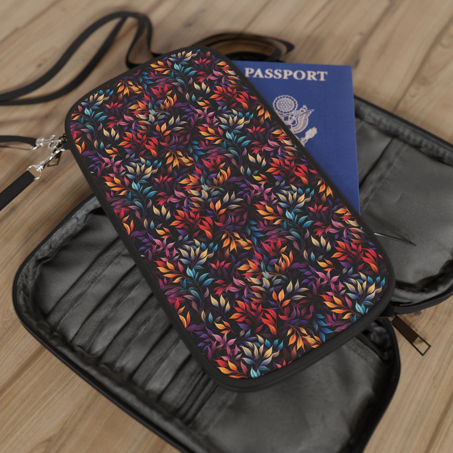 Colorful Leaves Passport Wallet