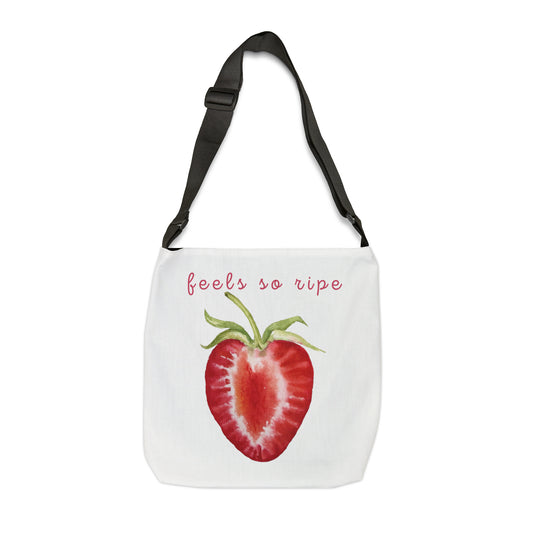 Feels So Ripe Strawberry Tote Bag Canvas