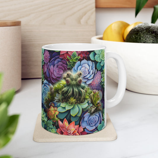 Madre the Octopus Succulent Creatures Ceramic Mug 11oz