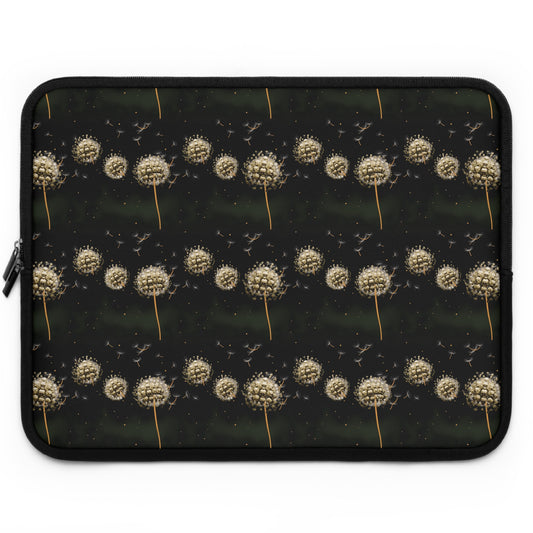 Dandelion Skulls Laptop Sleeve