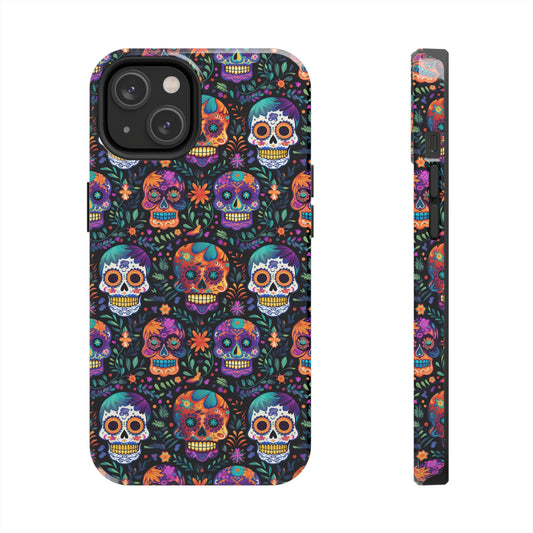 Sugar Skull Calavera Halloween Tough Phone Cases